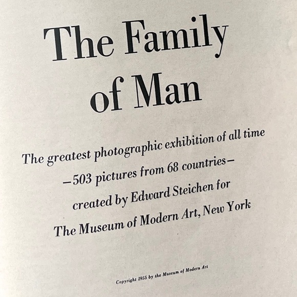 Family of Man 1st Edition 1955 Edward Steichen Photo Book Museum of Modern Art - Picture 3 of 10